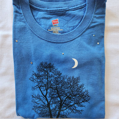 Night Tree with rhonestones
