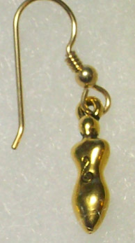 back of Spiral goddess