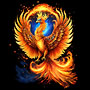 Blue Flame Phoenix