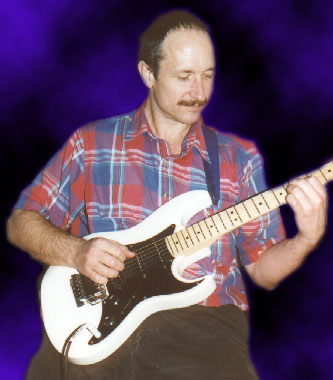 Steve Suddarth playing blues guitar