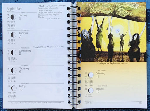 datebook opened