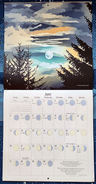 WeMoon Wall Calendar-June 2027